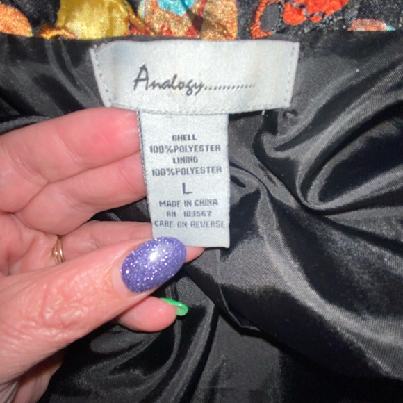 Analogy brand women’s jacket size Large - Picture 3 of 3